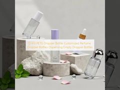 13/410 PETG ドロッパーボトル カスタマイズされた香水ドロッパーボトル ディスペンシング 空のドロッパーボトル