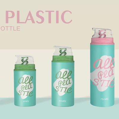 購入 全プラスチック モノ 空気のないボトル 環境に優しい皮膚ケア 化粧品ポンプボトル online manufacture