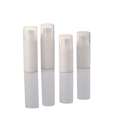 30ml ホワイト PP 空気のない化粧品ボトル ポンプ付きの空のローションボトル