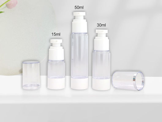 空気のないボトル 皮膚ケア 空気のないポンプボトル 15ml 30ml 50ml 持続可能 容器用 容器用