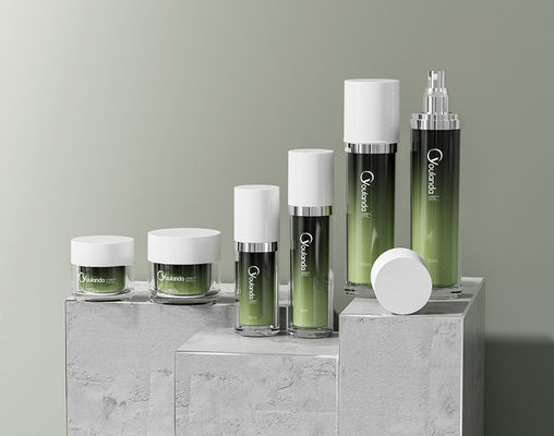 30ml 50ml 120ml アクリル 顔クリーム 瓶 と ローション ボトル セット 化粧品 包装 ボトル