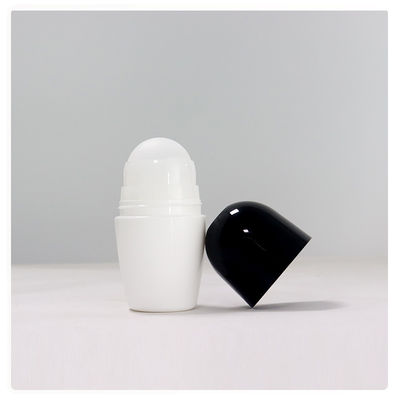 PPPE 黒 50ml オイルロールボトル ブラック ガラスロールボトル デオドラントのための 環境に優しい