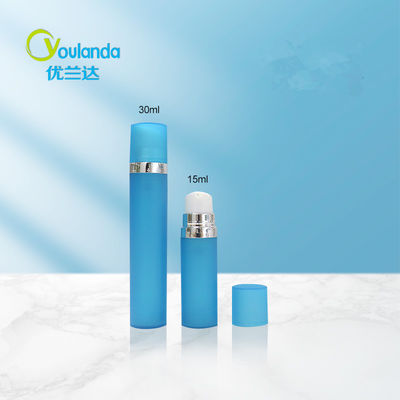 PPポータブルローション 再利用可能 空気のないポンプボトル ポータブルローション容器 15ml 30ml 50ml