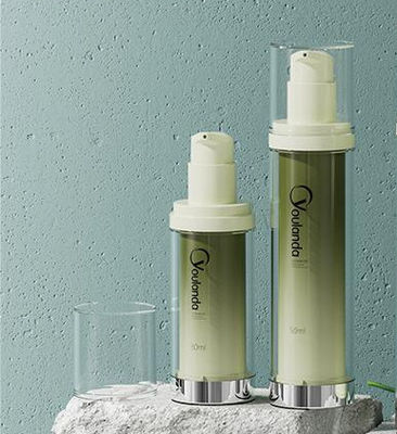 代替ローション プラスチックの空気のないボトル 顔クリーム 容器 皮膚ケア製品 3pcs