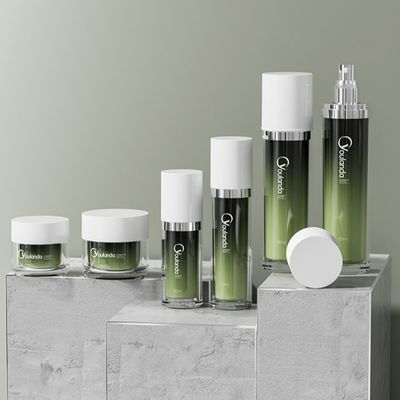 30ml 50ml 120ml アクリル 顔クリーム 瓶 と ローション ボトル セット 化粧品 包装 ボトル
