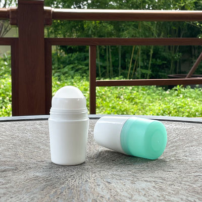 詰め替え可能なロールオン香水ボトル、キャップ付きプラスチック製、エッセンシャルオイル用クリアロールオンボトル
